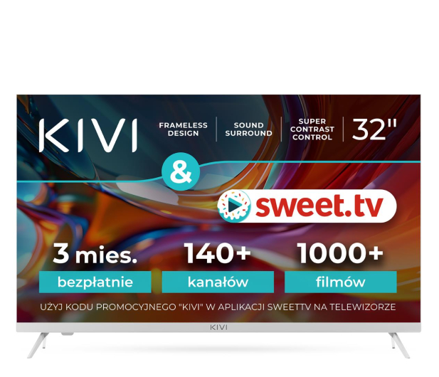 KIVI 32H750NW 32" LED Google TV - 1221590 - zdjęcie 2